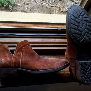 Born leather booties